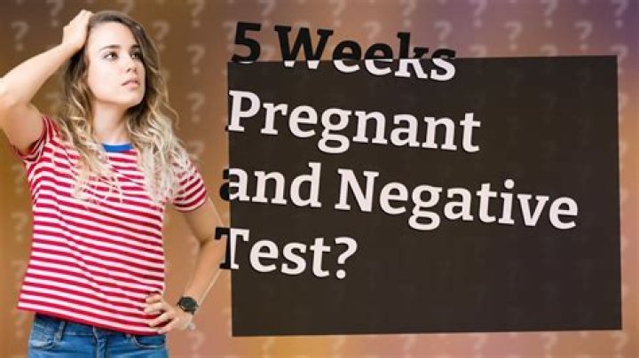 Can I be 5 weeks pregnant and still test negative?