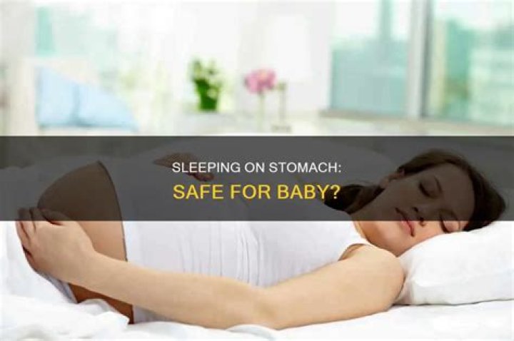 Can I squish my baby by sleeping on my stomach?