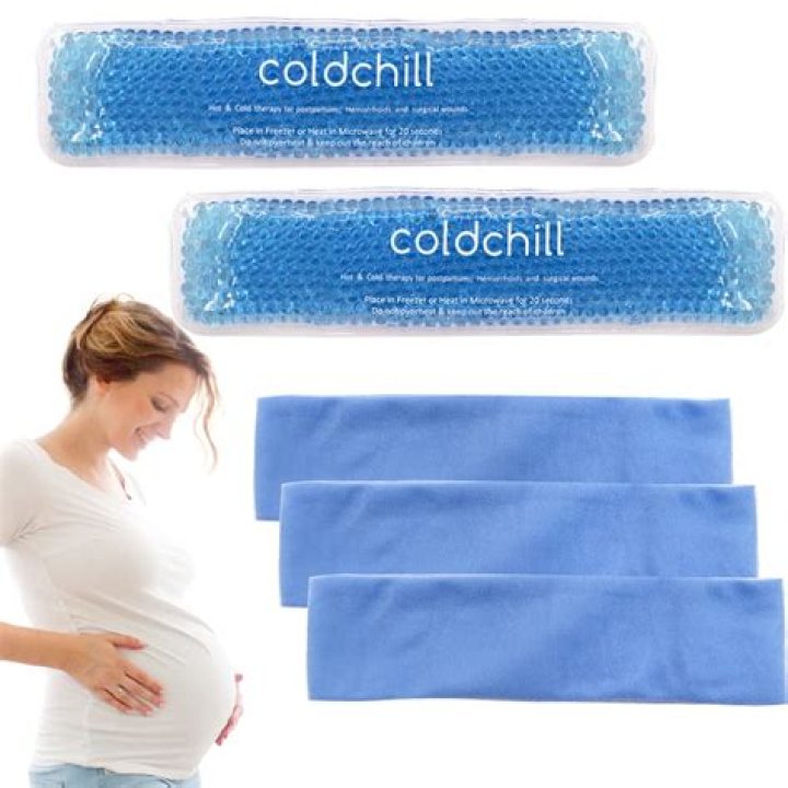 Can you use ice pack on stomach while pregnant?
