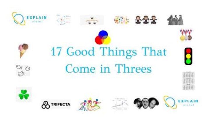 Do good things come in threes?
