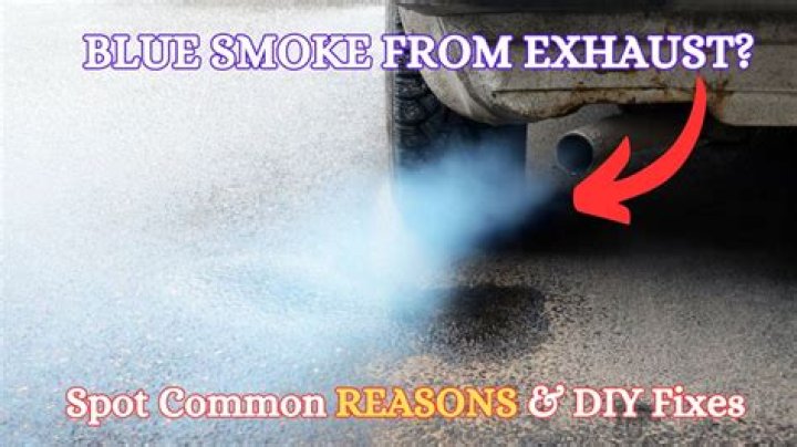 How do I fix blue exhaust smoke?
