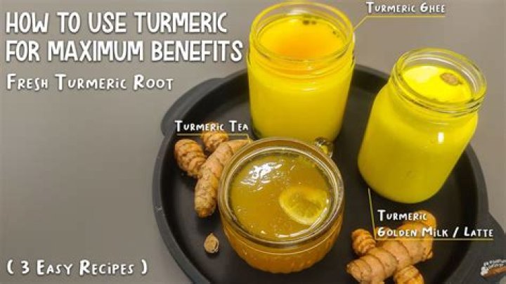 How much turmeric should I put in my water?