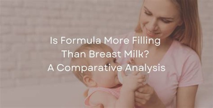 Is formula more filling than breast?