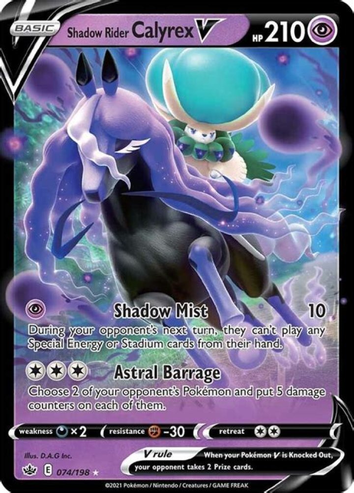 Is Ice Rider Calyrex a legendary?