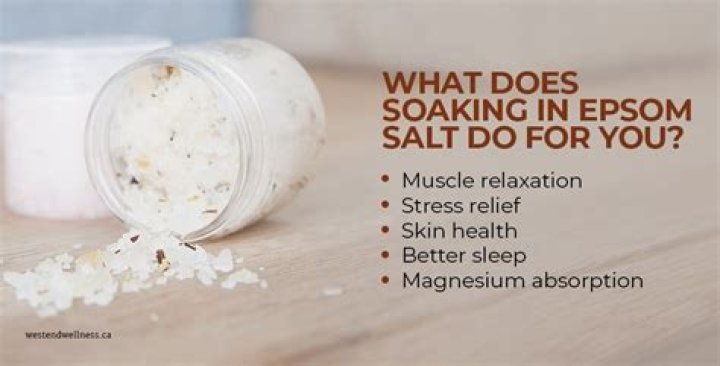 Should I rinse off after Epsom salt bath?