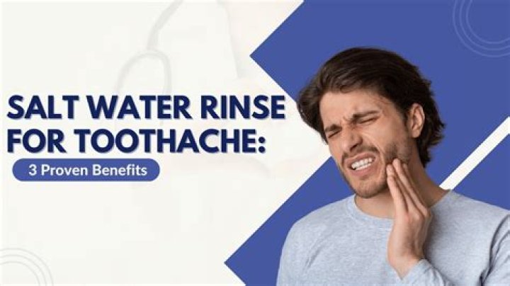 Should you do a salt water rinse before or after brushing?