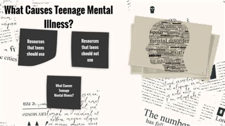 What causes teenage mental illness?