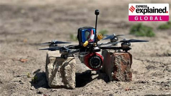 What does a suicide drone do?
