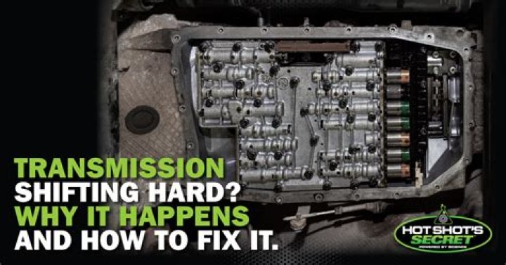 What does it mean when transmission shifts hard?