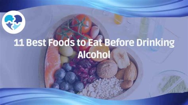 What not to eat before you drink?