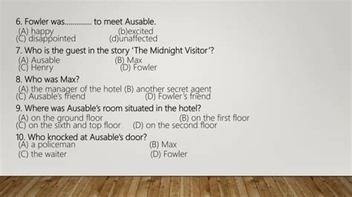Who was Ausable short answer?