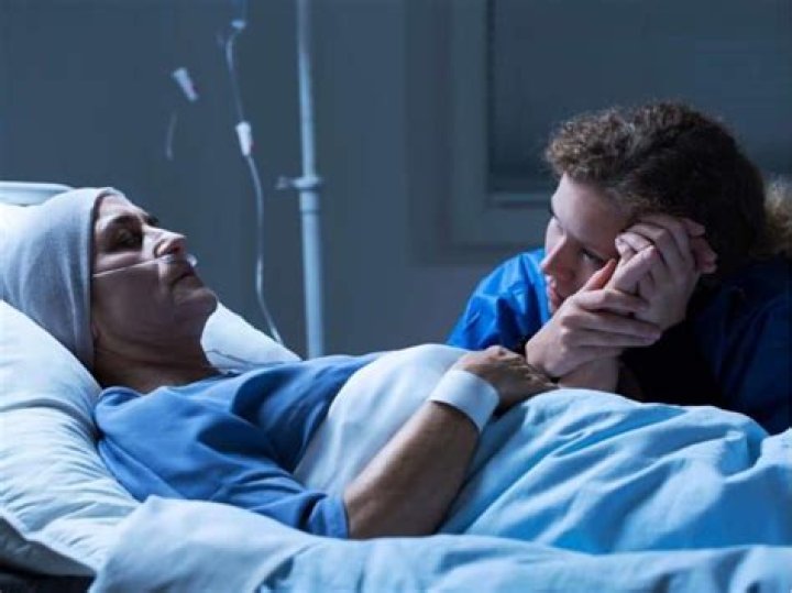 Why does a dying person stare at the ceiling?
